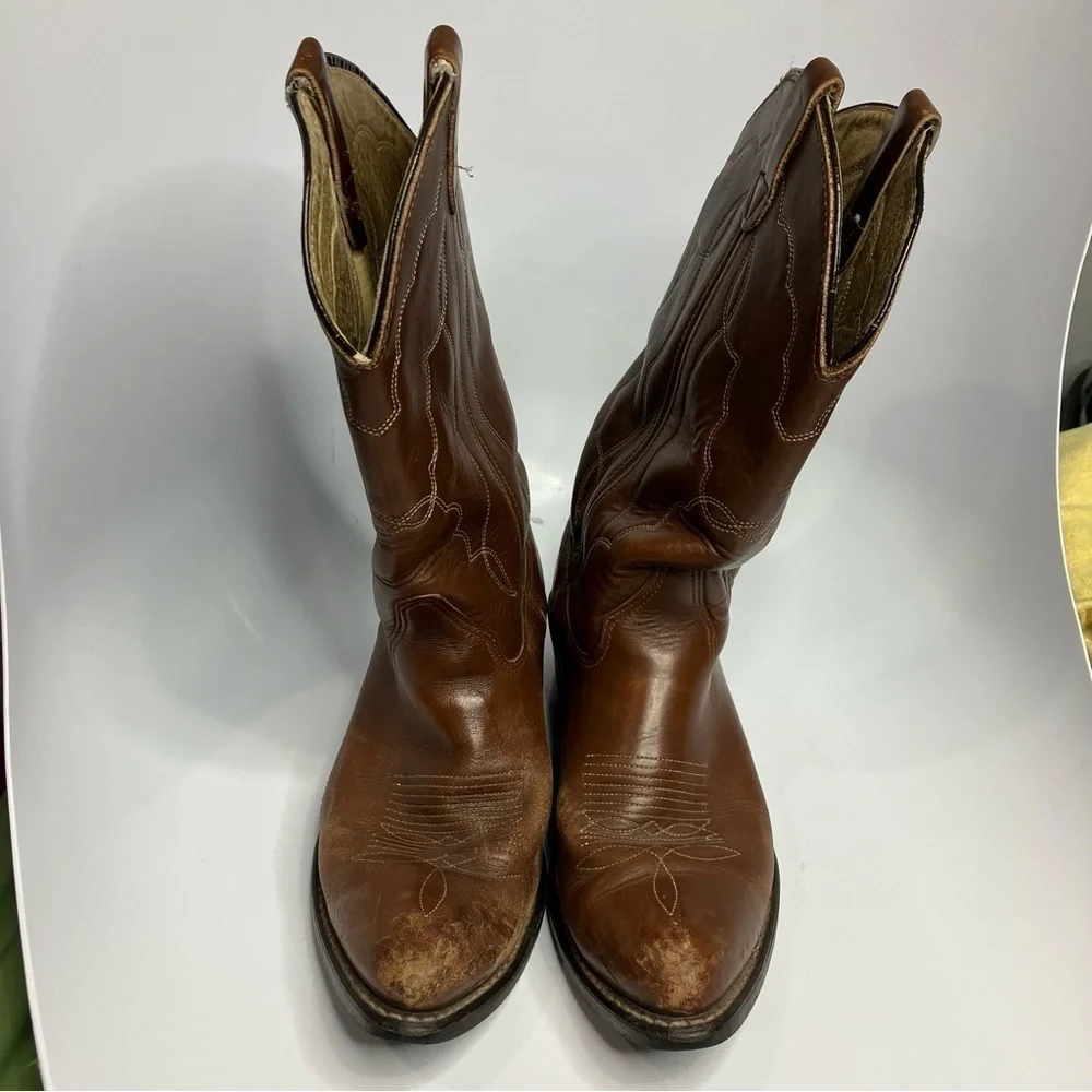 Double H leather cowboy boots‎ men’s size 9